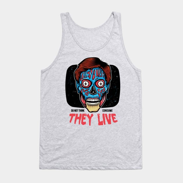 they live - obey Tank Top by Playground